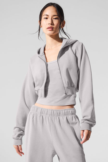 Washed Sweet Escape Zip Up Hoodie