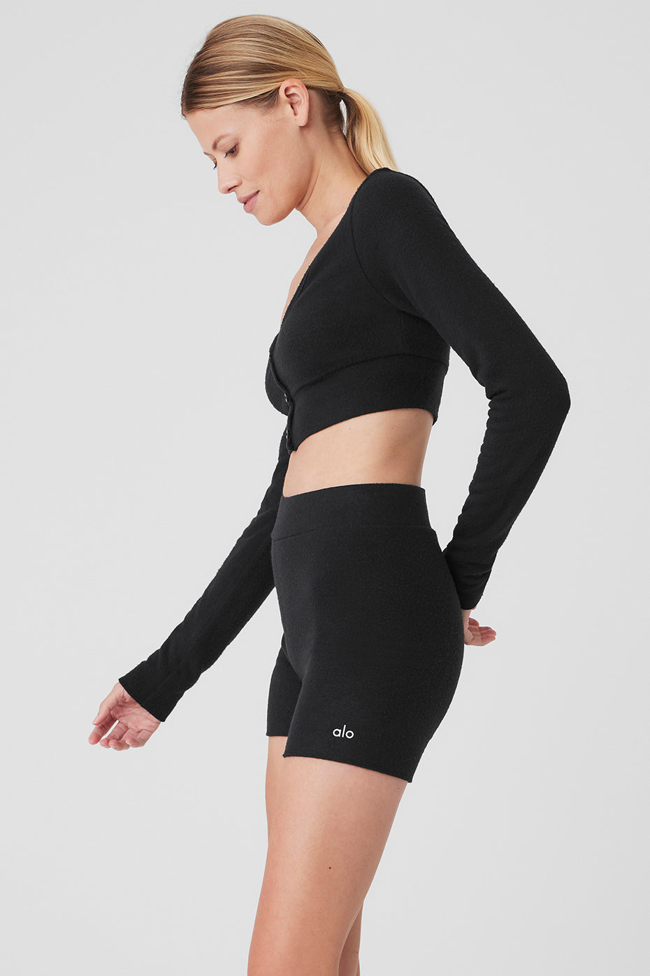 Alolux Cropped Me Time Cardigan