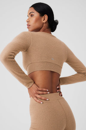 Alolux Cropped Me Time Cardigan
