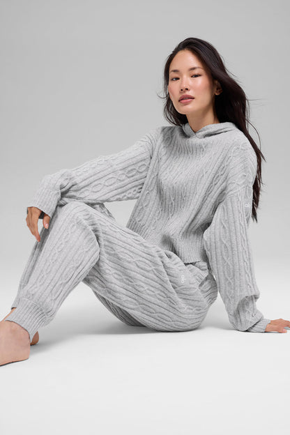 Cable Knit Winter Bliss Hoodie