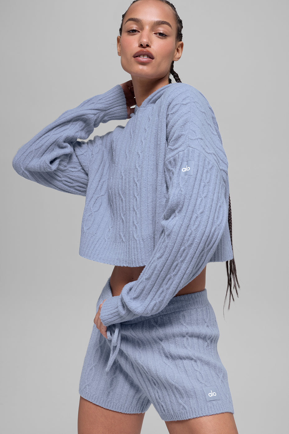 Cable Knit Winter Bliss Hoodie