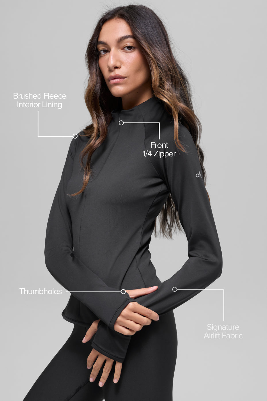 Airlift Winter Warm 1/4 Zip Long Sleeve