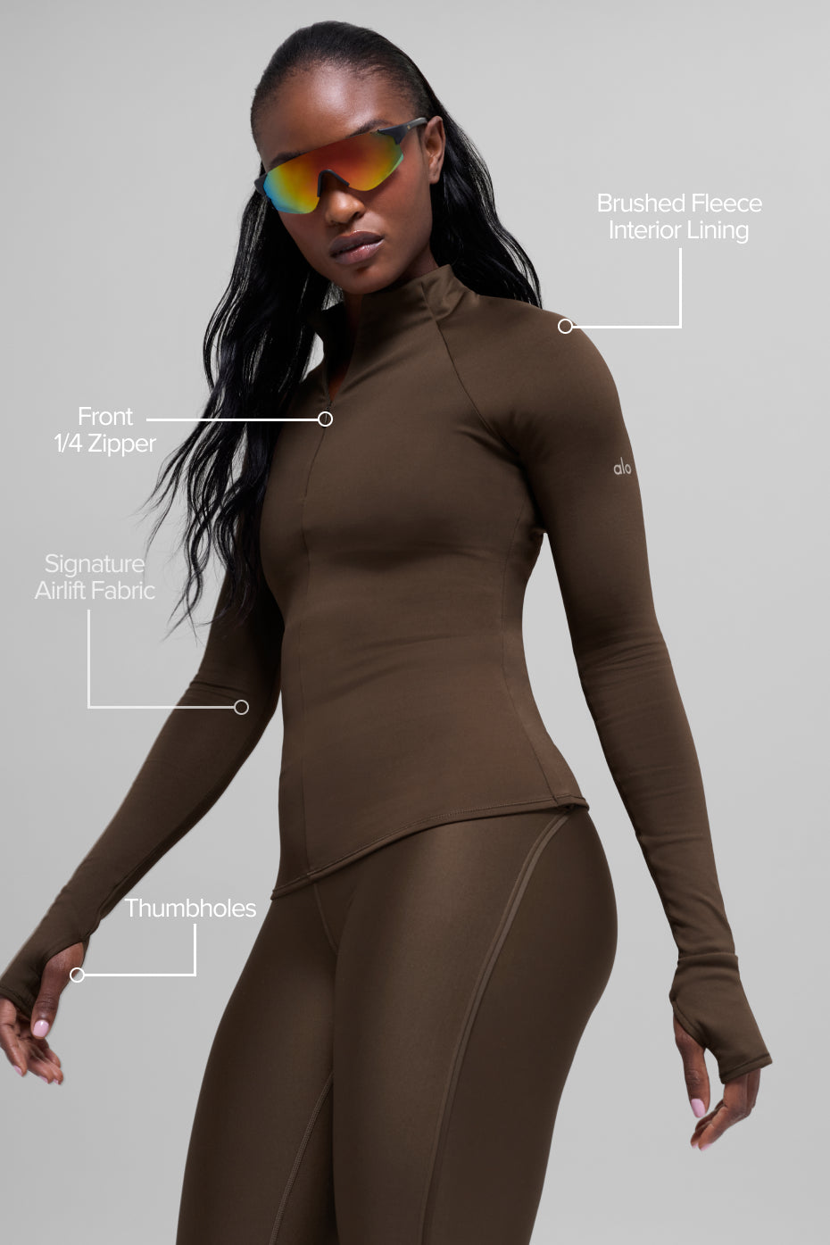 Airlift Winter Warm 1/4 Zip Long Sleeve