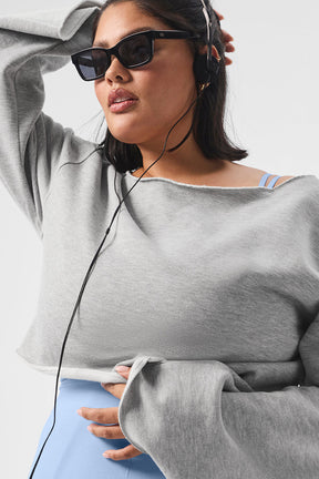 Cropped Barre Shoulder Coverup