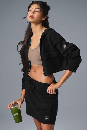 Scholar Knit Cargo Full Zip Hoodie