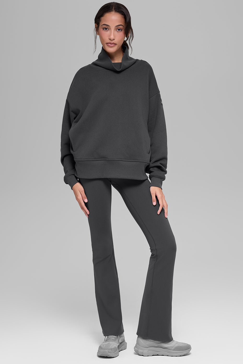 Hazy Mock Neck Pullover