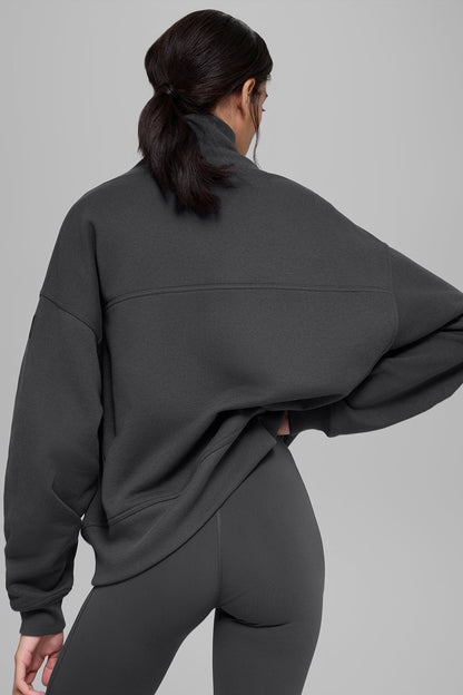 Hazy Mock Neck Pullover