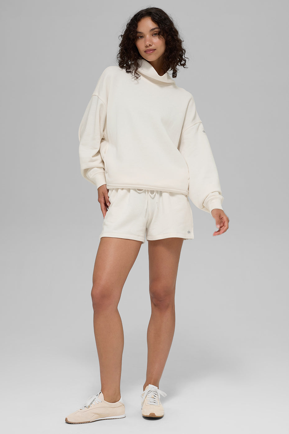 Hazy Mock Neck Pullover