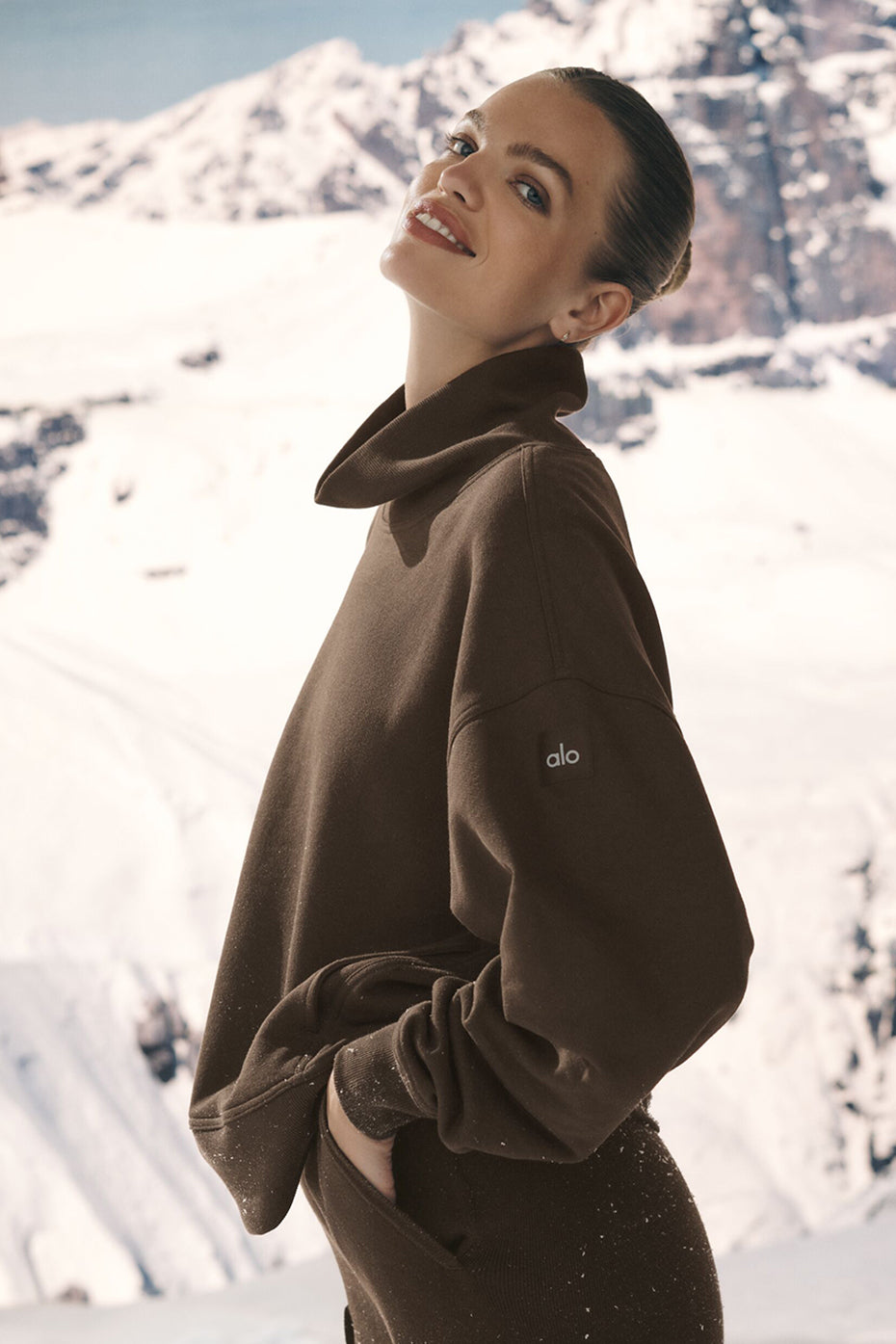 Hazy Mock Neck Pullover