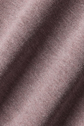 Close-up of soft, cozy fabric texture of the Hazy Mock Neck Pullover in a blush color