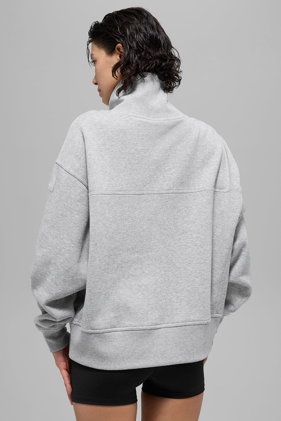 Hazy Mock Neck Pullover