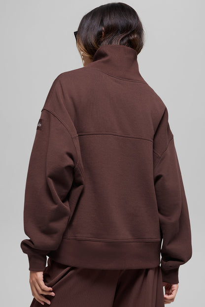 Hazy Mock Neck Pullover