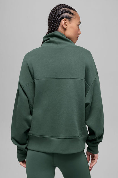 Hazy Mock Neck Pullover