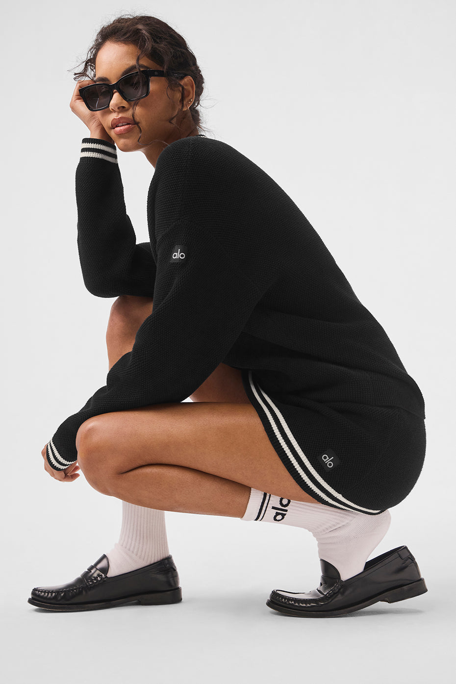 Tennis Club Sweater Knit Cardigan