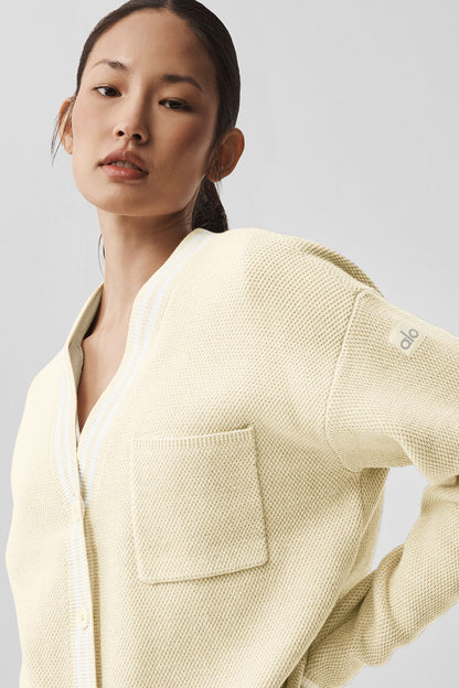Tennis Club Sweater Knit Cardigan