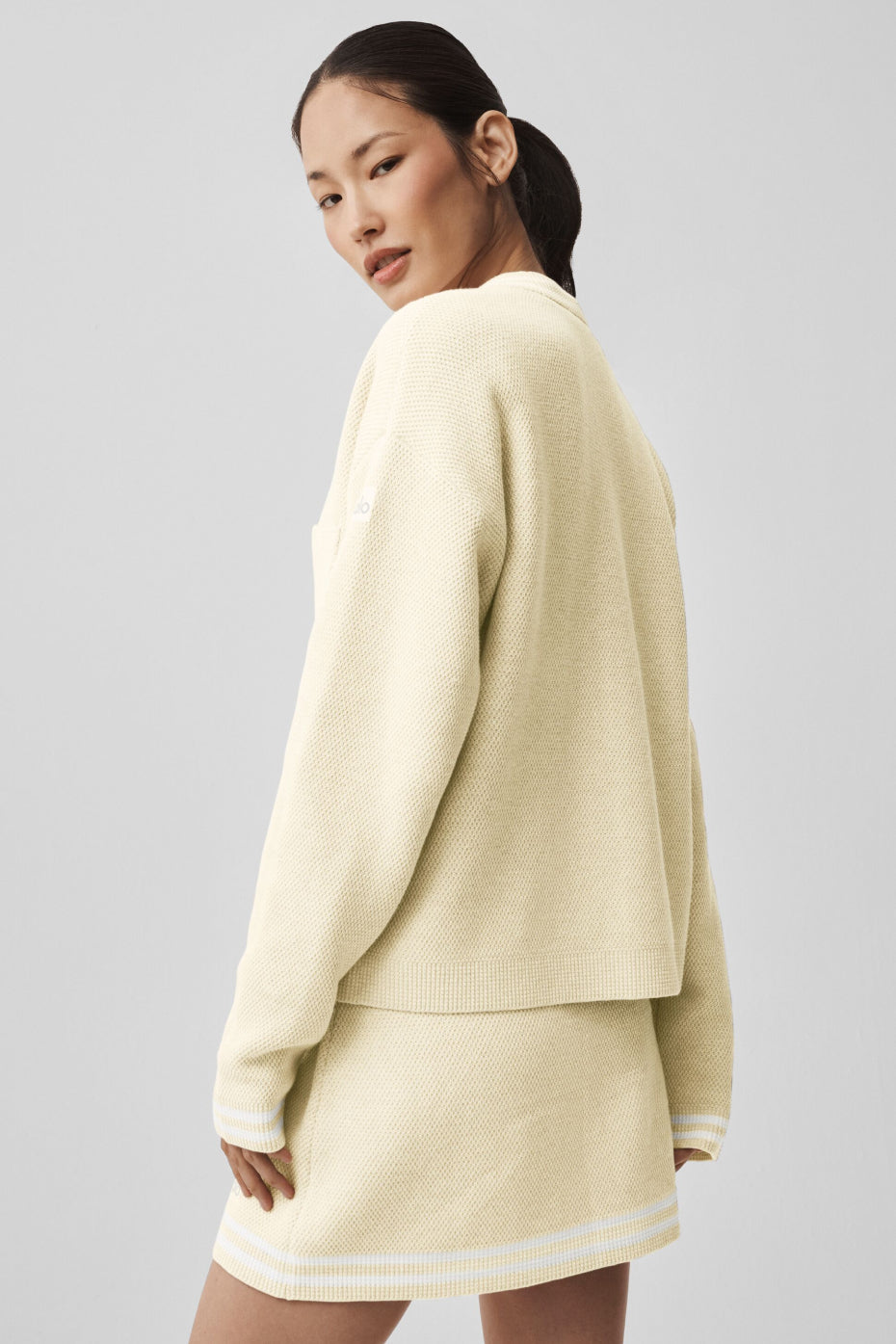 Tennis Club Sweater Knit Cardigan