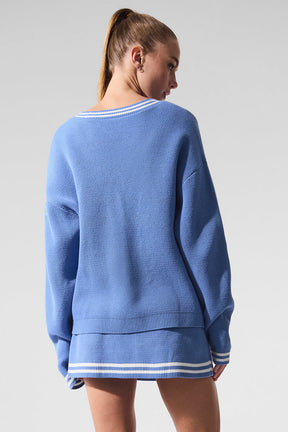 Tennis Club Sweater Knit Cardigan