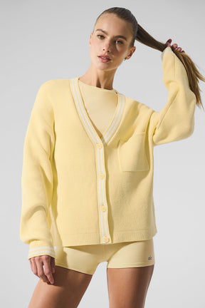 Tennis Club Sweater Knit Cardigan