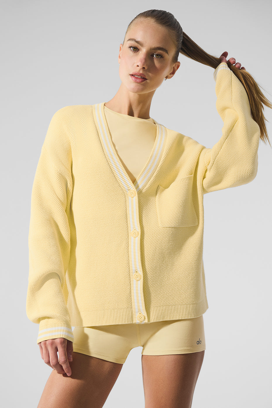 Tennis Club Sweater Knit Cardigan