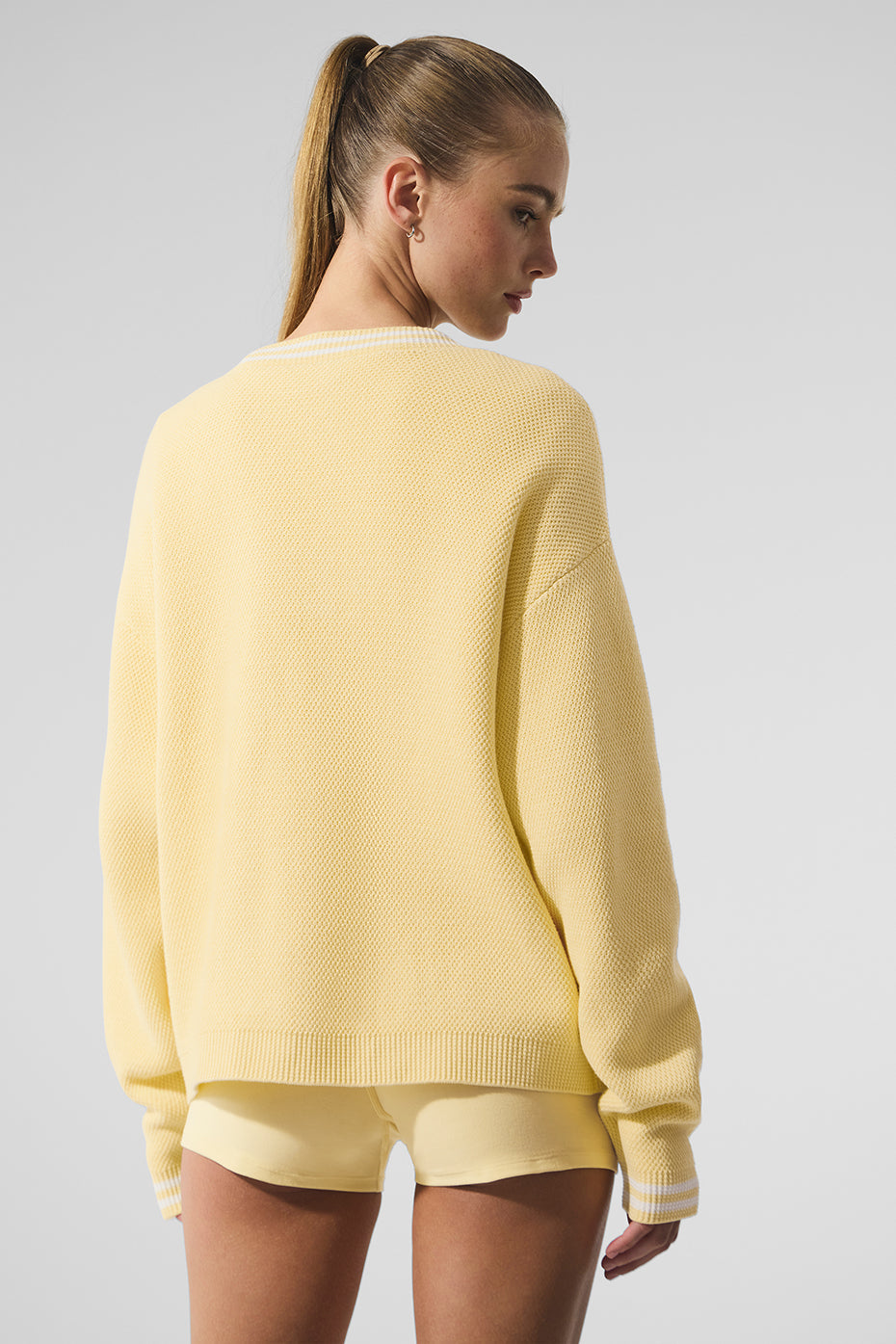 Tennis Club Sweater Knit Cardigan