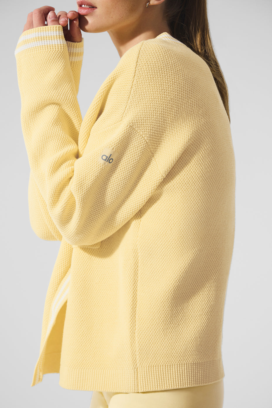 Tennis Club Sweater Knit Cardigan