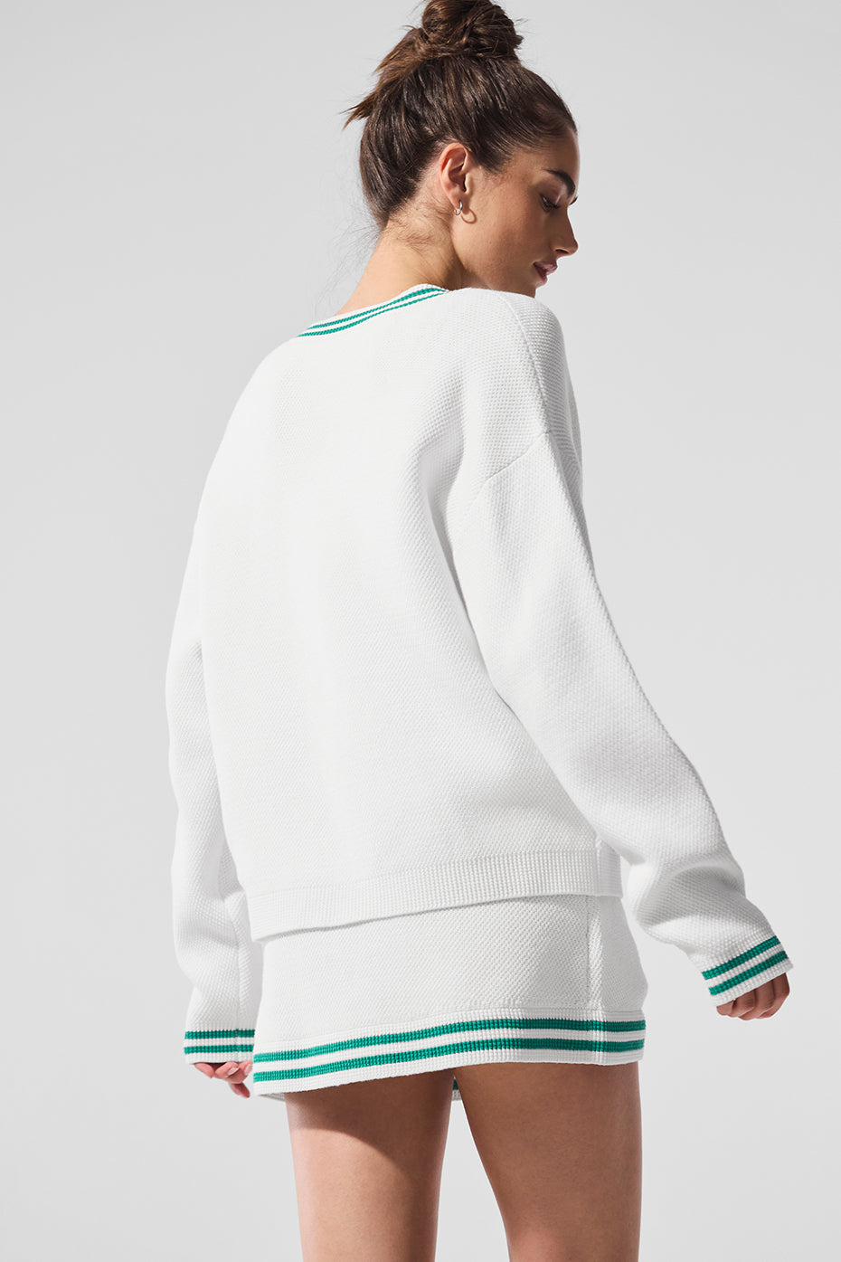 Tennis Club Sweater Knit Cardigan
