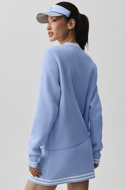 Tennis Club Sweater Knit Cardigan