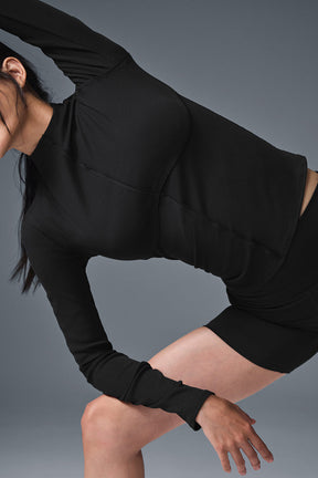 Ribbed En Pointe Long Sleeve
