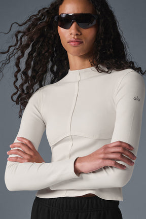 Ribbed En Pointe Long Sleeve