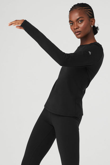 Airbrush Winter Warm Nocturne Long Sleeve
