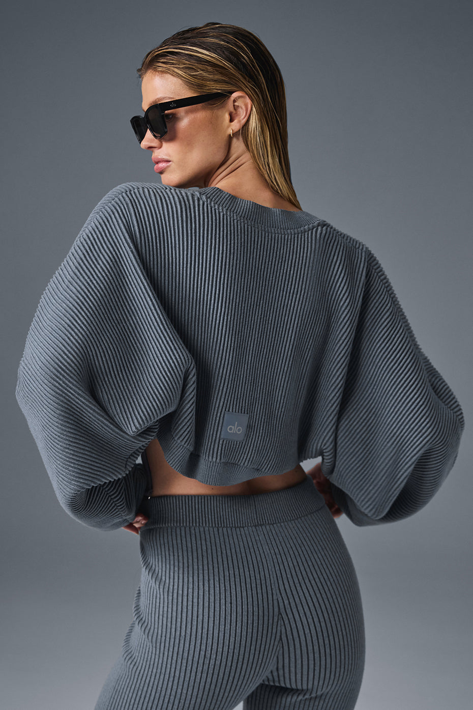 Denim Knit Shawl