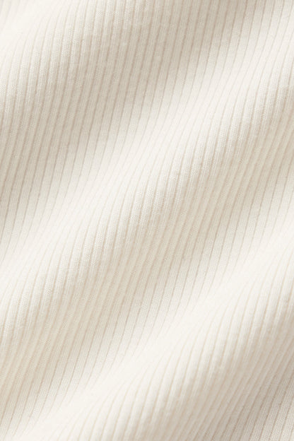 Ribbed Mesmerize Mock Neck Long Sleeve