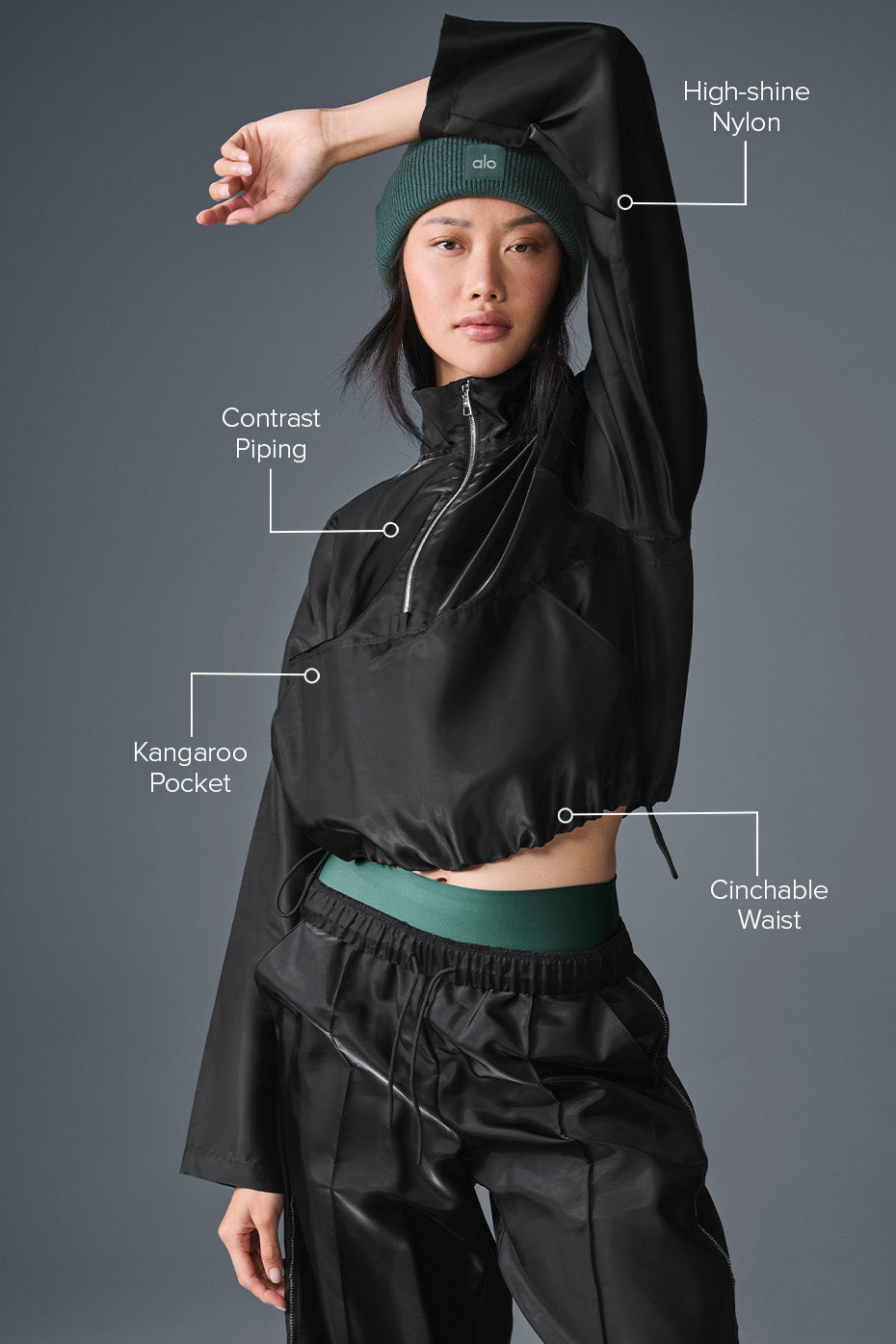 Cropped Afterglow Pullover