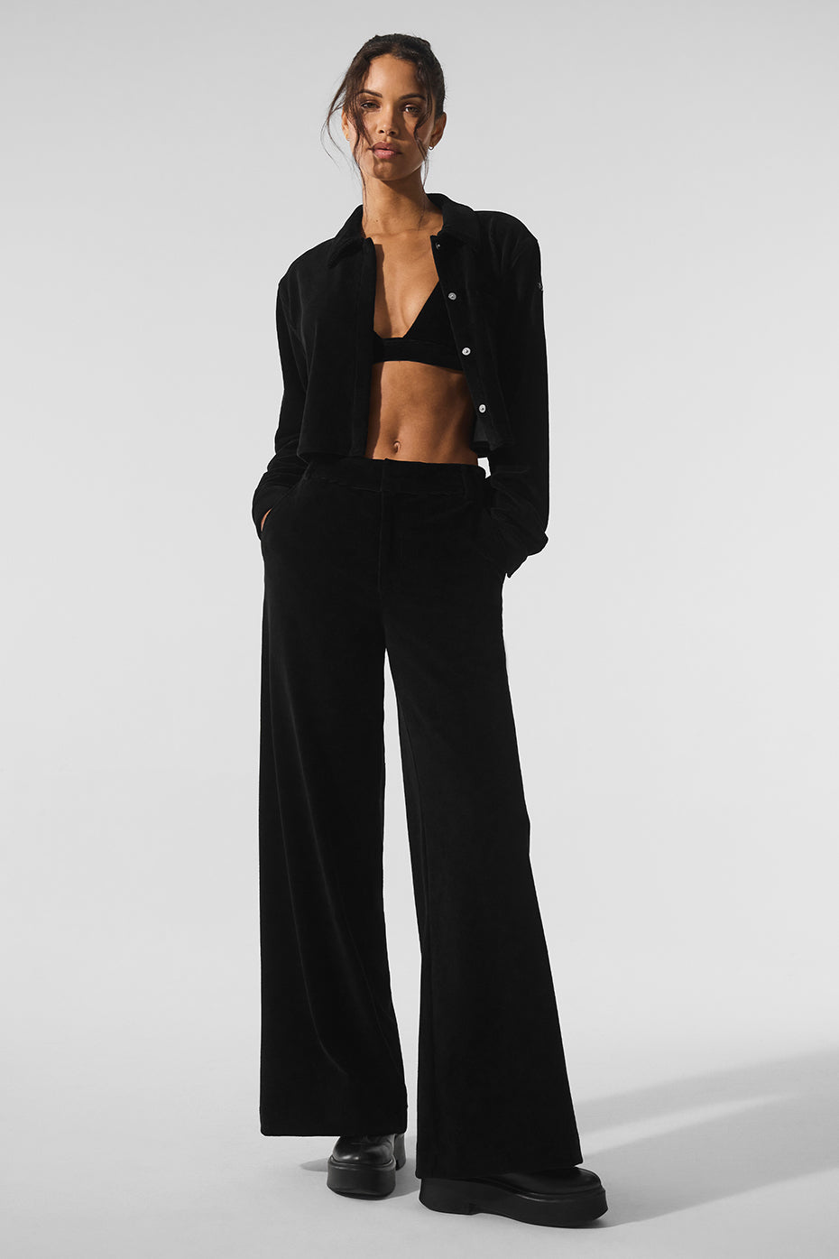 Micro Corduroy Cropped Dreamer Button Down