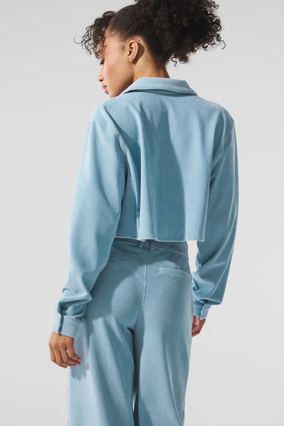 Micro Corduroy Cropped Dreamer Button Down