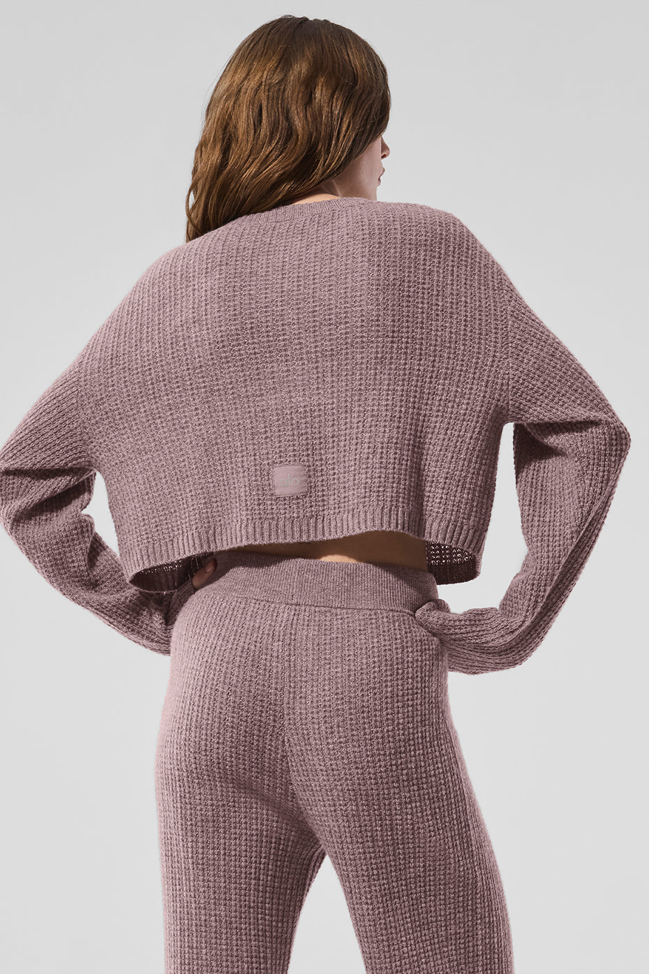 Cashmere Plush Waffle Cardigan