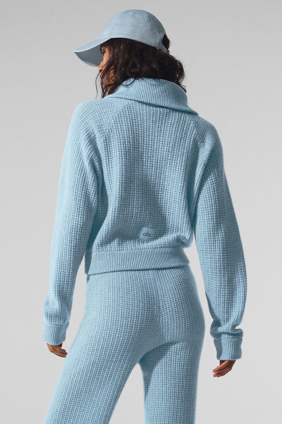 Cashmere Plush Waffle 1/4 Zip Pullover