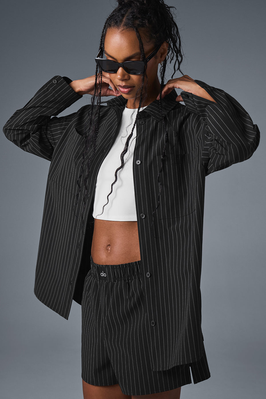 Pinstripe Daylight Button Down Long Sleeve