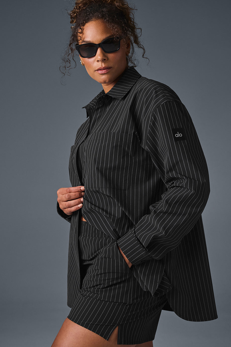 Pinstripe Daylight Button Down Long Sleeve