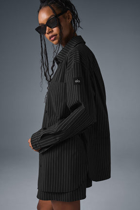 Pinstripe Daylight Button Down Long Sleeve