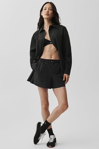 Pinstripe Daylight Button Down Long Sleeve