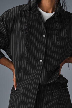 Pinstripe Daylight Button Down Long Sleeve