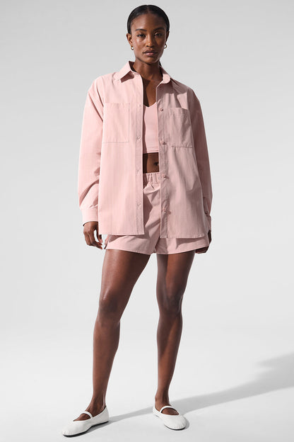 Pinstripe Daylight Button Down Long Sleeve