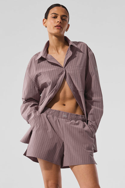 Pinstripe Daylight Button Down Long Sleeve