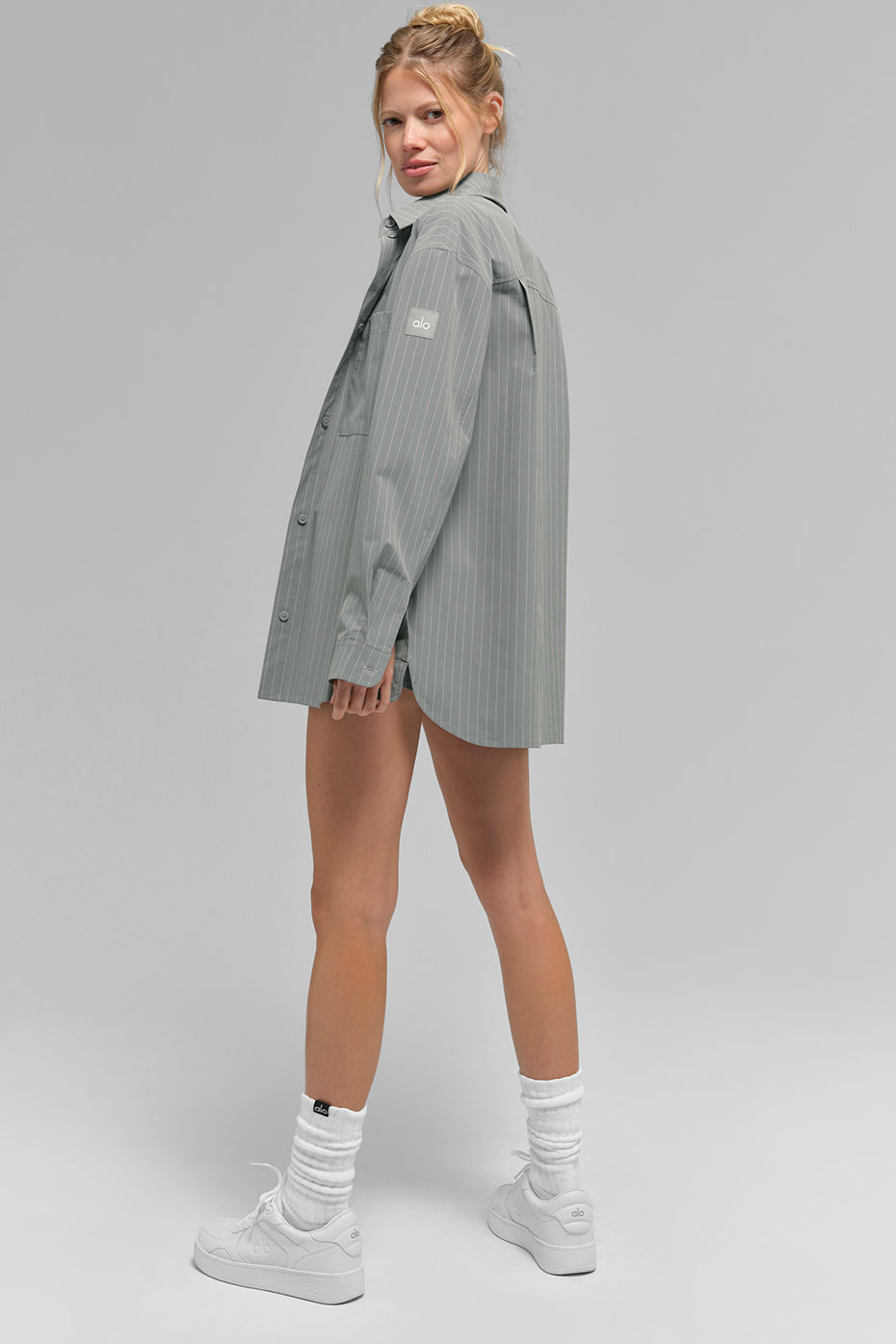 Pinstripe Daylight Button Down Long Sleeve