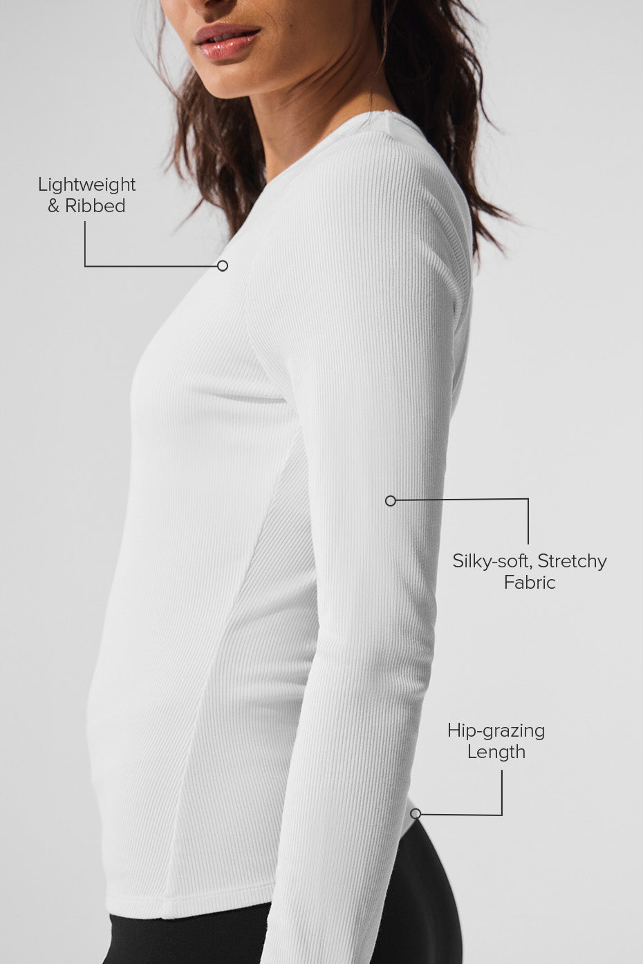 Ribbed Modal Long Sleeve