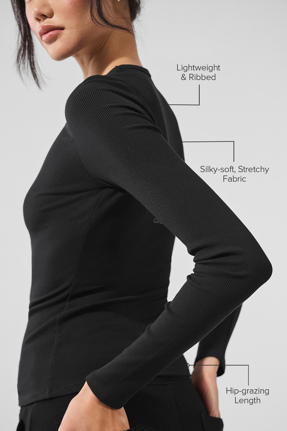Ribbed Modal Long Sleeve