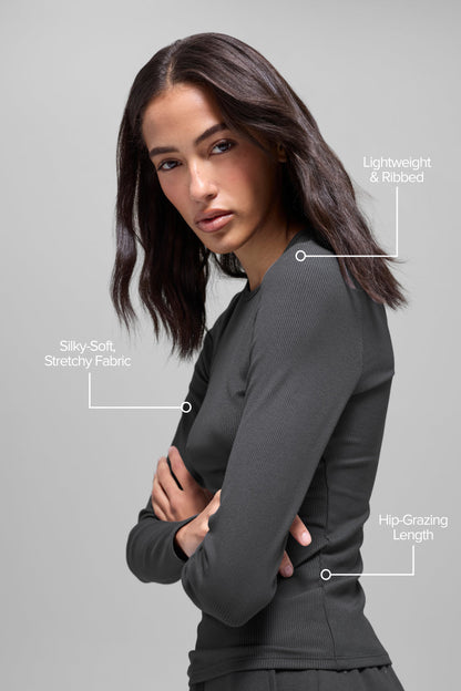 Ribbed Modal Long Sleeve