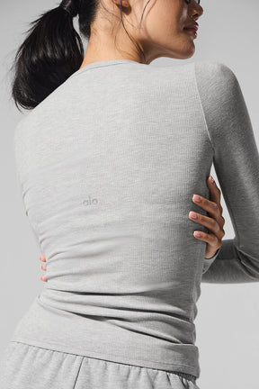 Ribbed Modal Long Sleeve