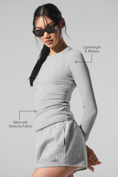 Ribbed Modal Long Sleeve